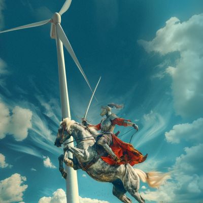 Vechten tegen windmolens