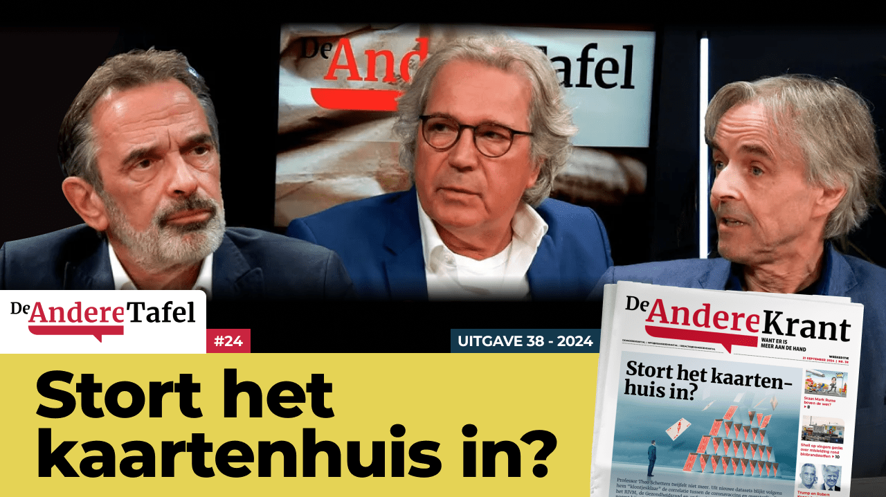 stort het kaartenhuis in