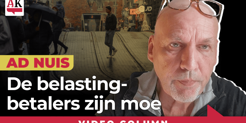 Belastingbetalers zijn moe