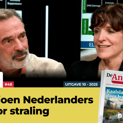 een miljoen nederlanders ziek door straling