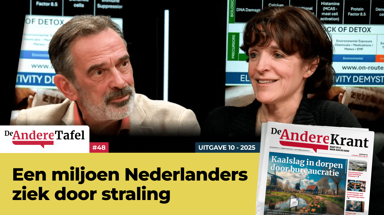 een miljoen nederlanders ziek door straling