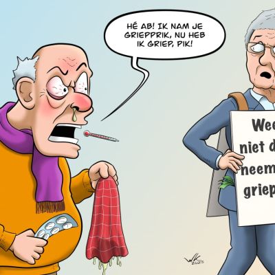 met griepprik meer kans op griep