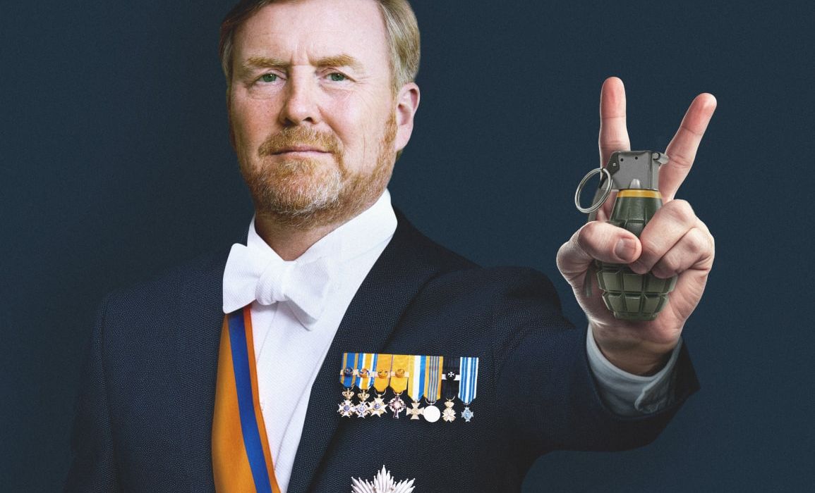 Oorlogstaal van de koning symptoom van militarisering samenleving