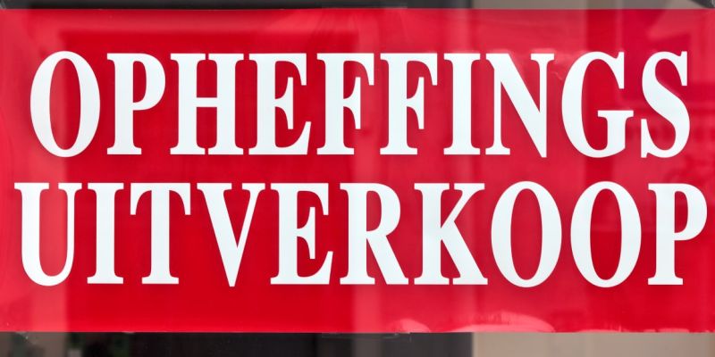 Tienduizenden ondernemers aan rand van de afgrond