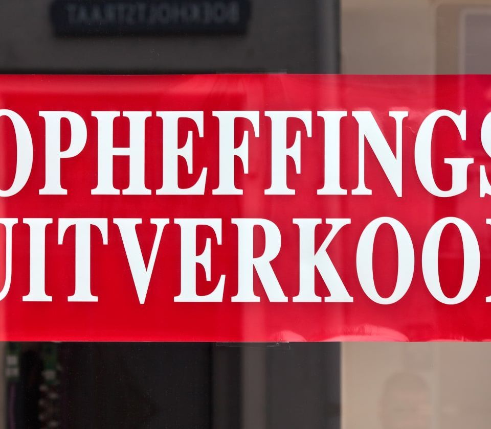 Tienduizenden ondernemers aan rand van de afgrond