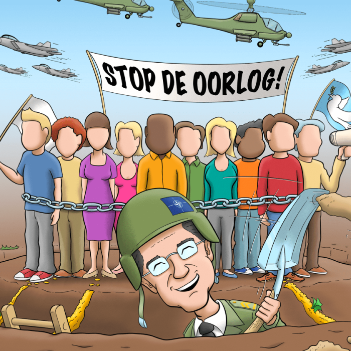 Niemand in Brussel praat meer over vrede