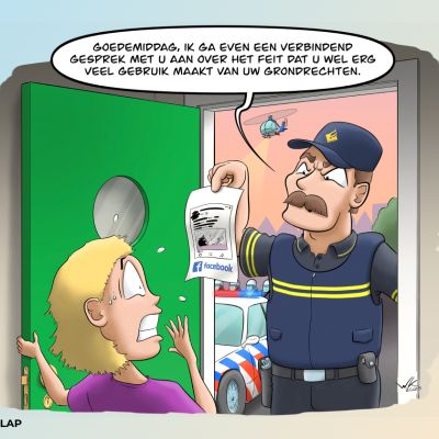 “Overheid probeert politiebezoek aan demonstrant onder de pet te houden”