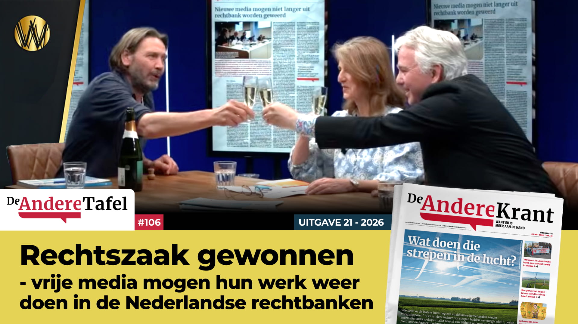 Rechtszaak gewonnen – vrije media mogen hun werk weer doen in de Nederlandse rechtbanken