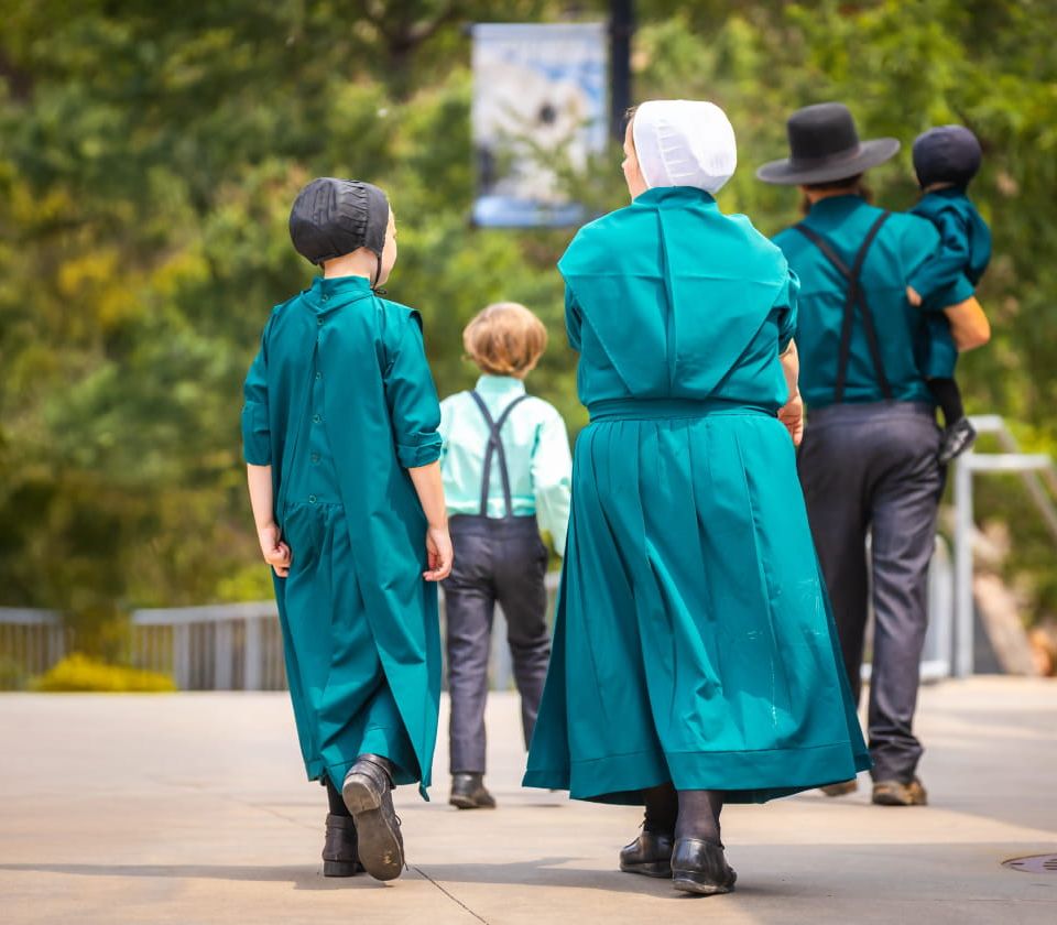 Volgens de amish zijn wíj́ juist onvrij