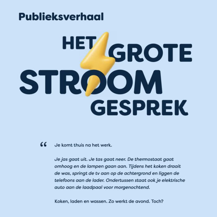 ‘Het Grote Stroomgesprek’ negeert structurele oorzaken van vol stroomnet