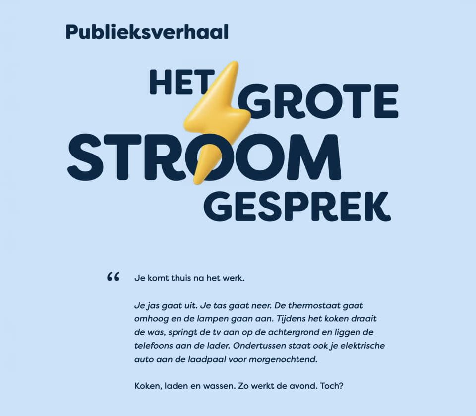 ‘Het Grote Stroomgesprek’ negeert structurele oorzaken van vol stroomnet
