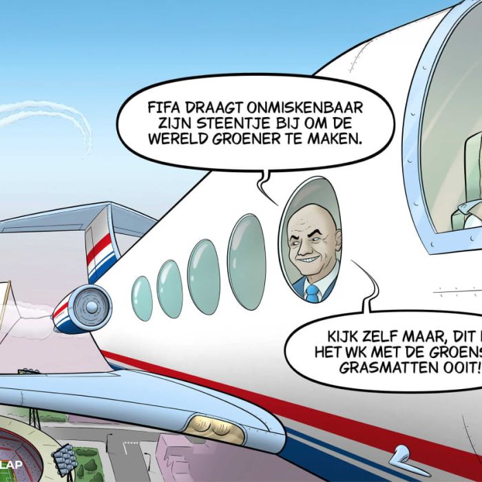 Infantino wereldkampioen hypocrisie