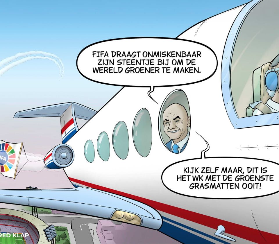 Infantino wereldkampioen hypocrisie