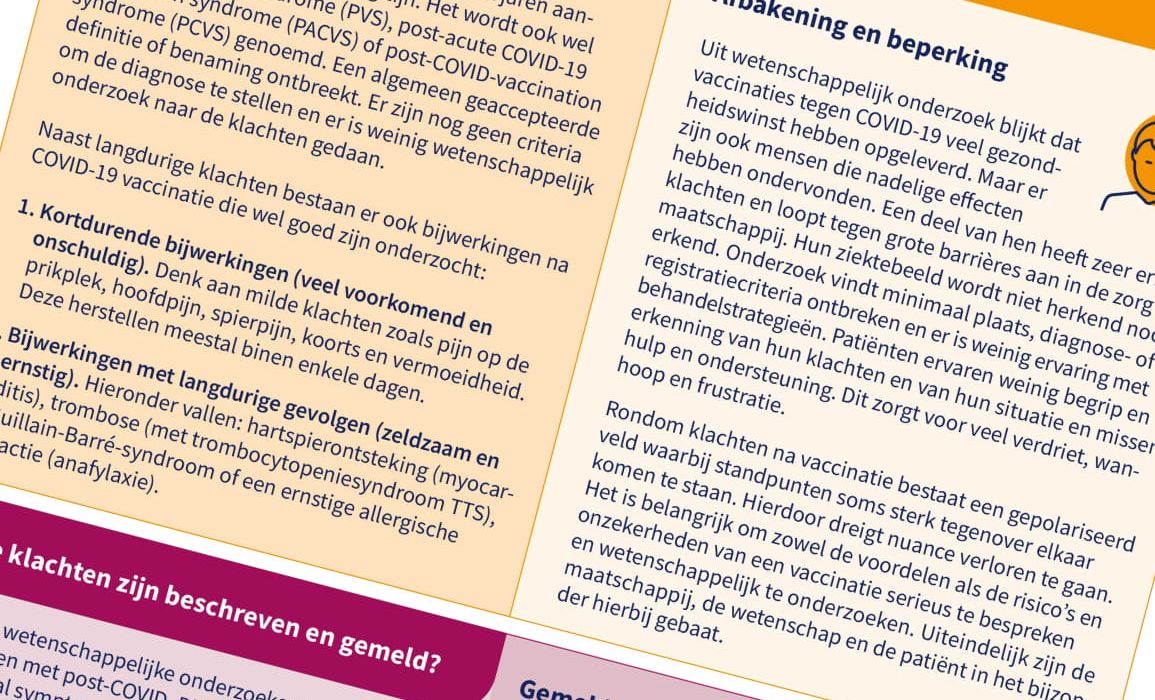 C-support komt met ‘factsheet’ over vaccinatieschade