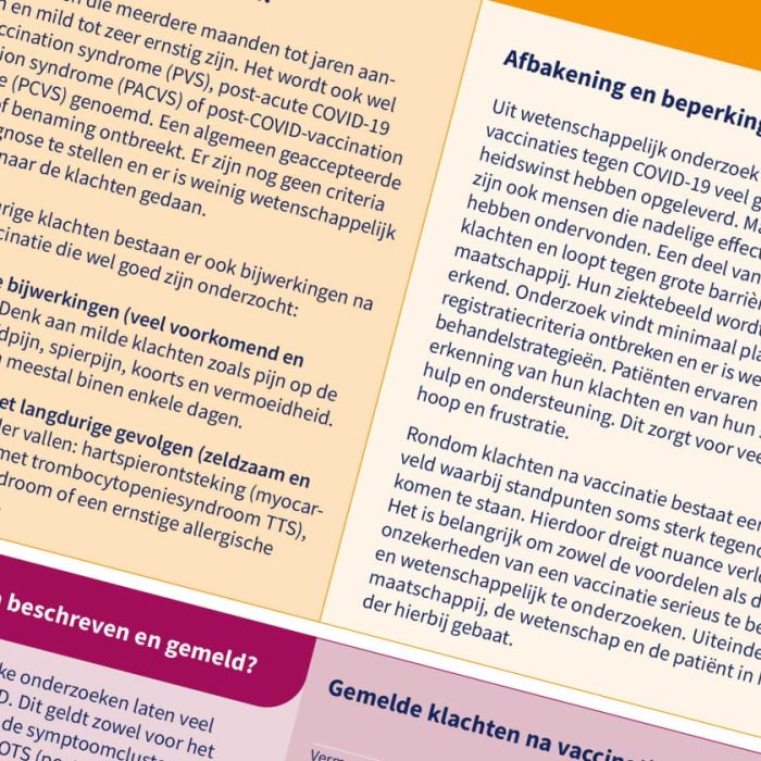 C-support komt met ‘factsheet’ over vaccinatieschade